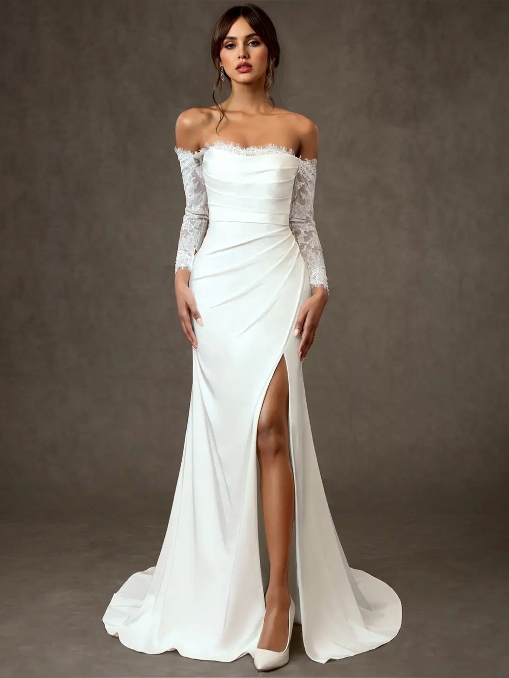 Azazie Onyx Wedding Dress